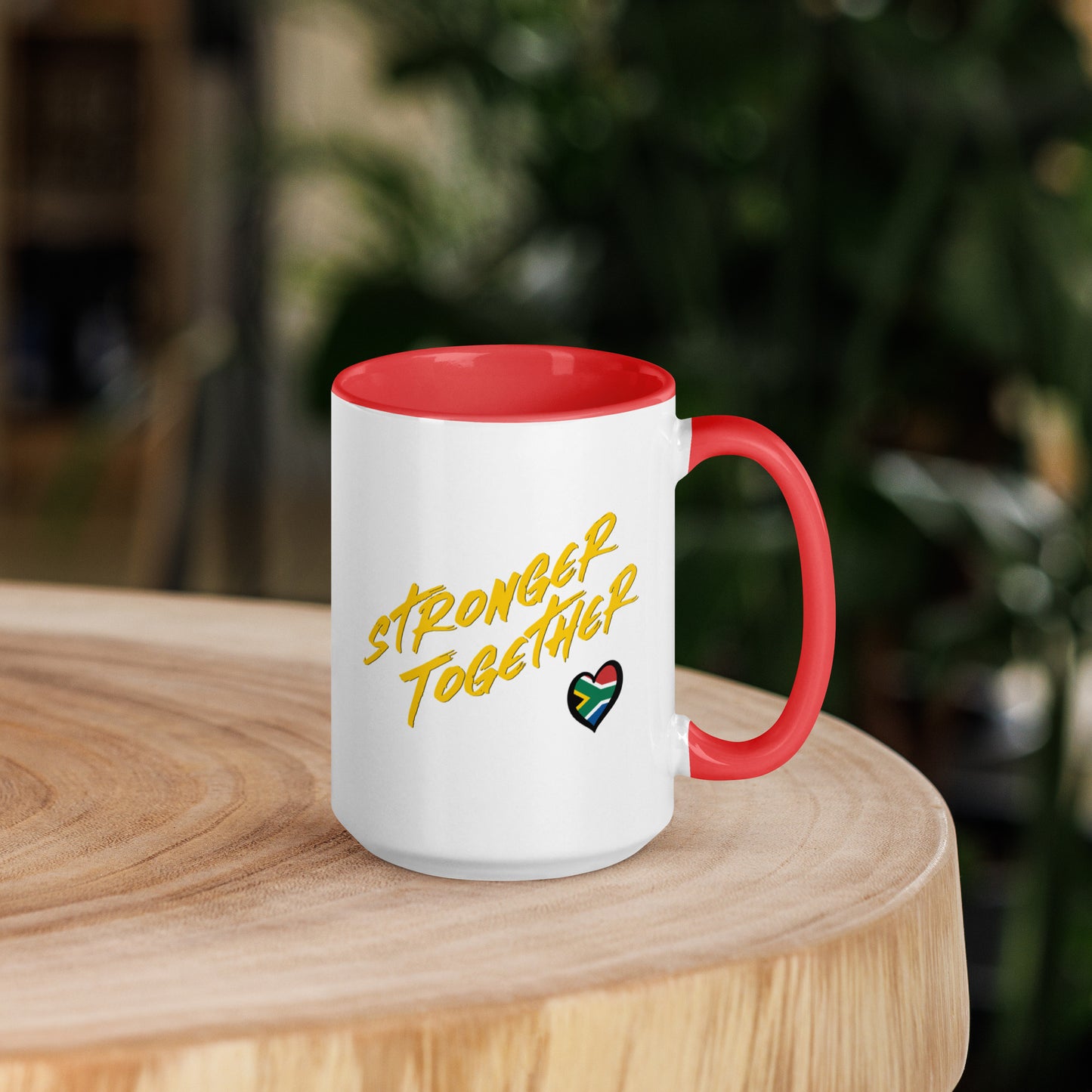 Stronger Together SA Mug with Color Inside