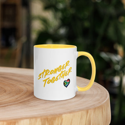 Stronger Together SA Mug with Color Inside