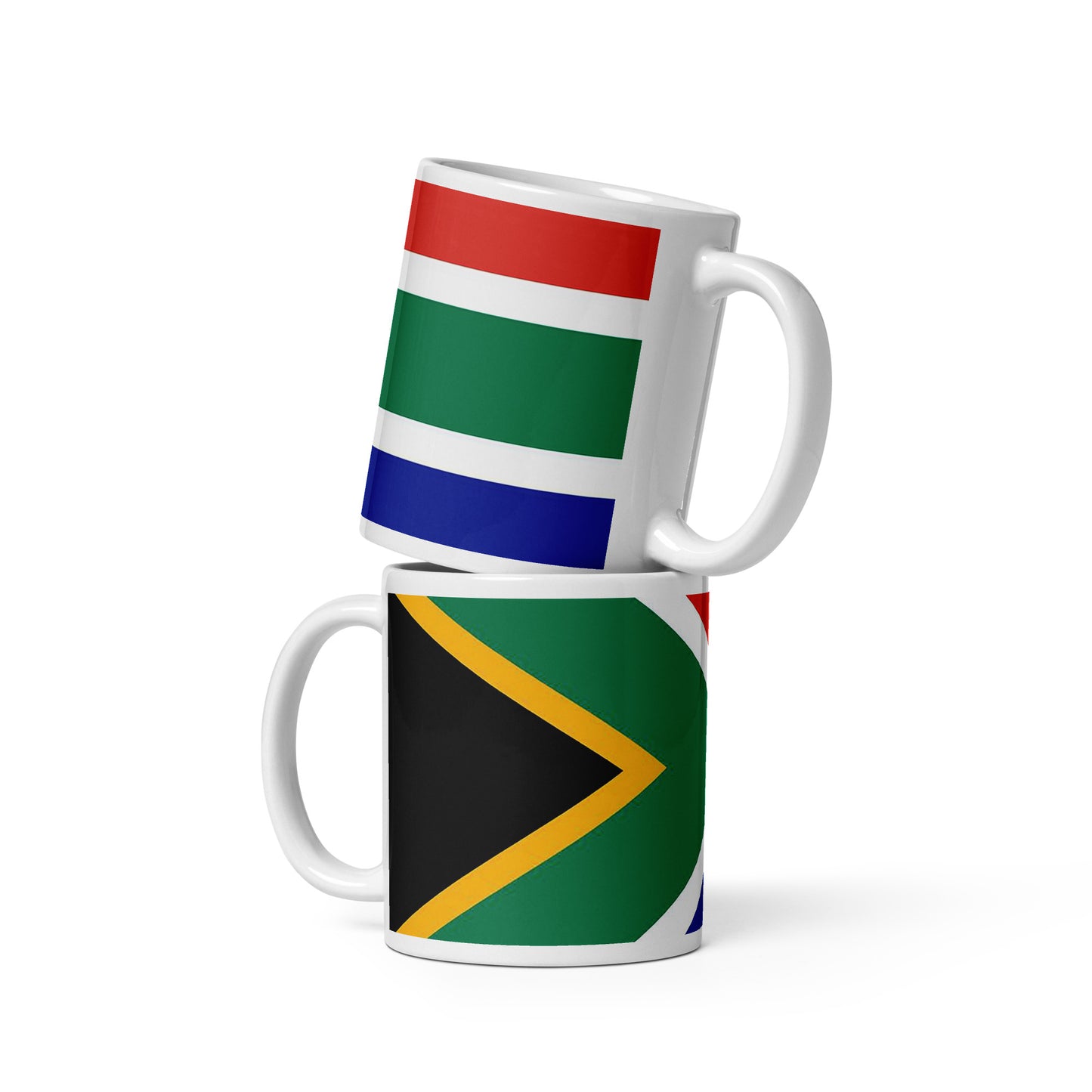 South African flag mug - White glossy Gift