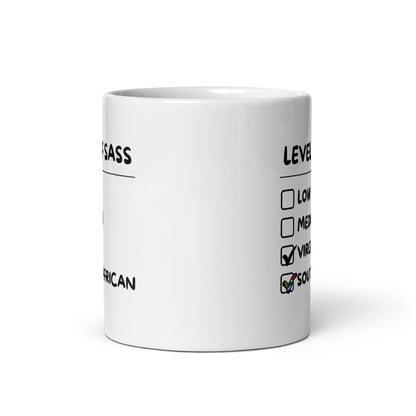 South African Virgo Mug - White glossy Gift