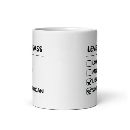 South African Libra Mug - White glossy Gift