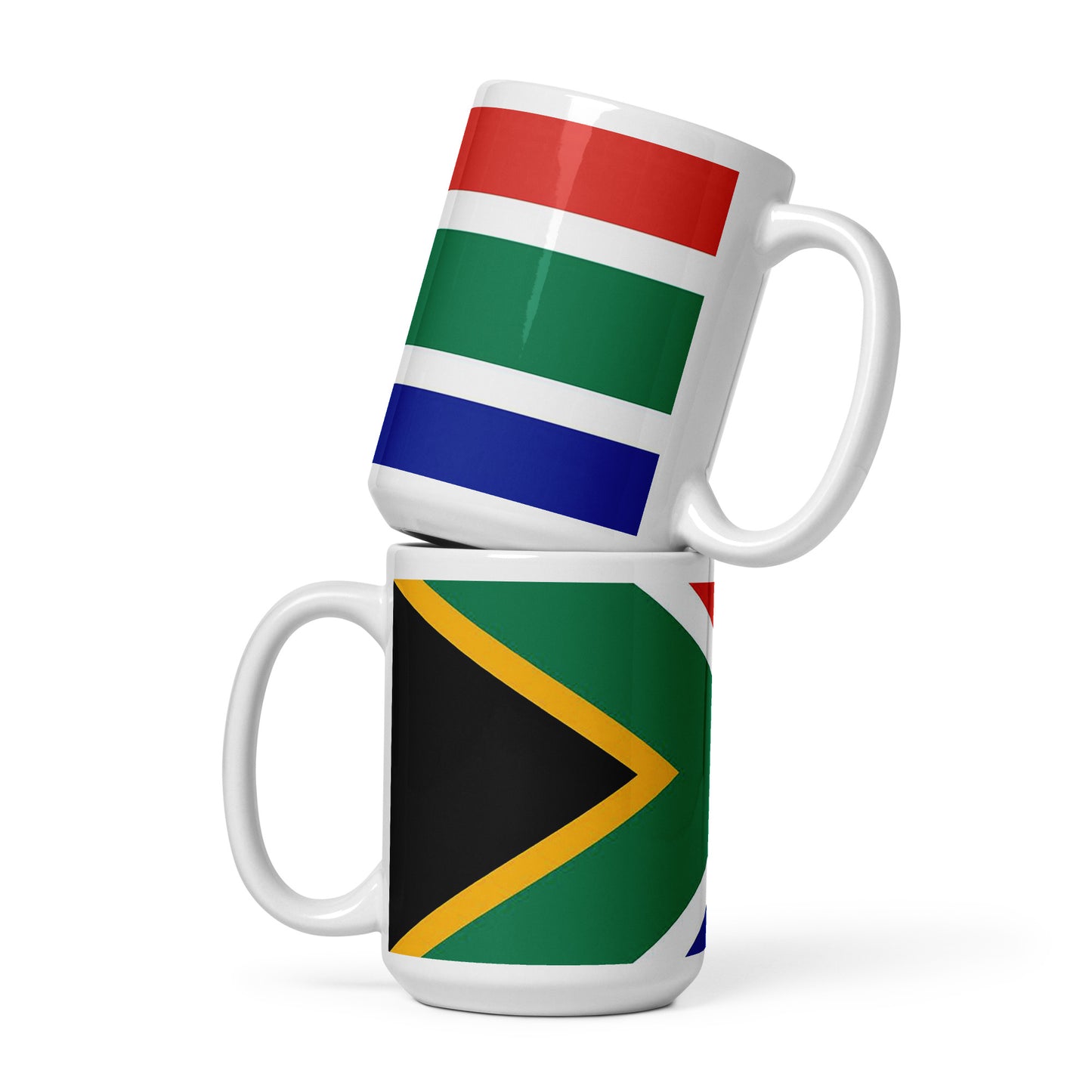 South African flag mug - White glossy Gift