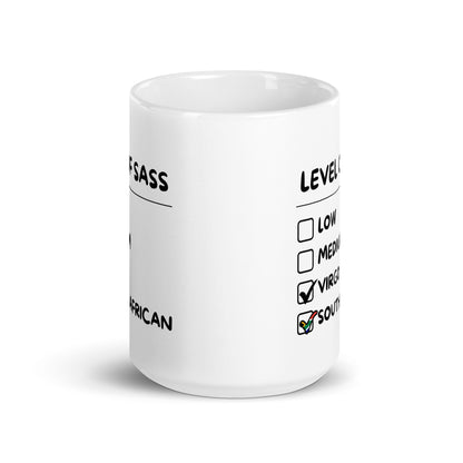 South African Virgo Mug - White glossy Gift