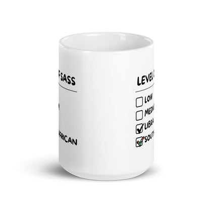 South African Libra Mug - White glossy Gift