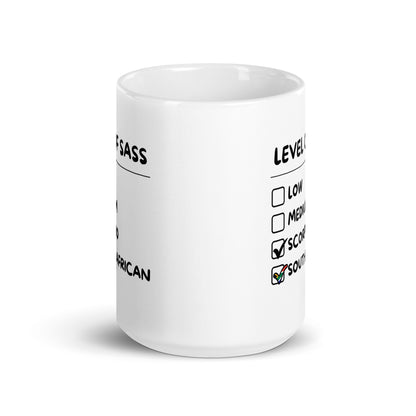 South African Scorpio mug - White glossy