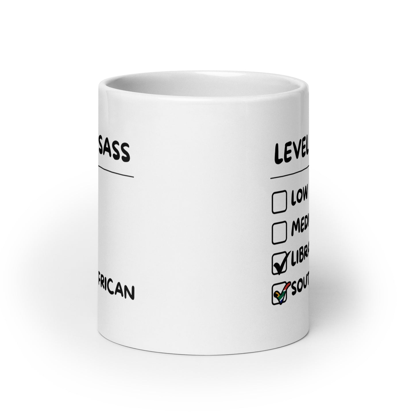 South African Libra Mug - White glossy Gift