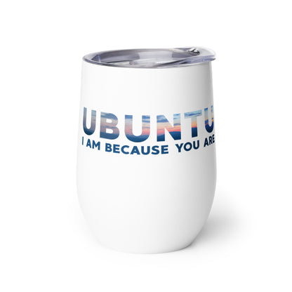 Ubuntu - Sunset - Wine tumbler