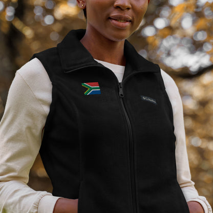 South African Flag Women’s Columbia fleece vest