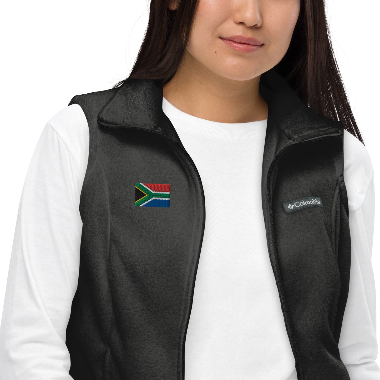 South African Flag Women’s Columbia fleece vest