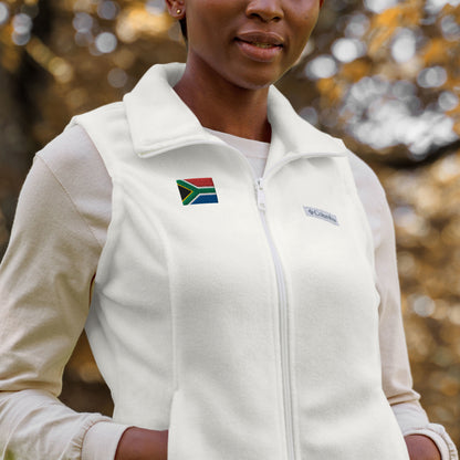 South African Flag Women’s Columbia fleece vest