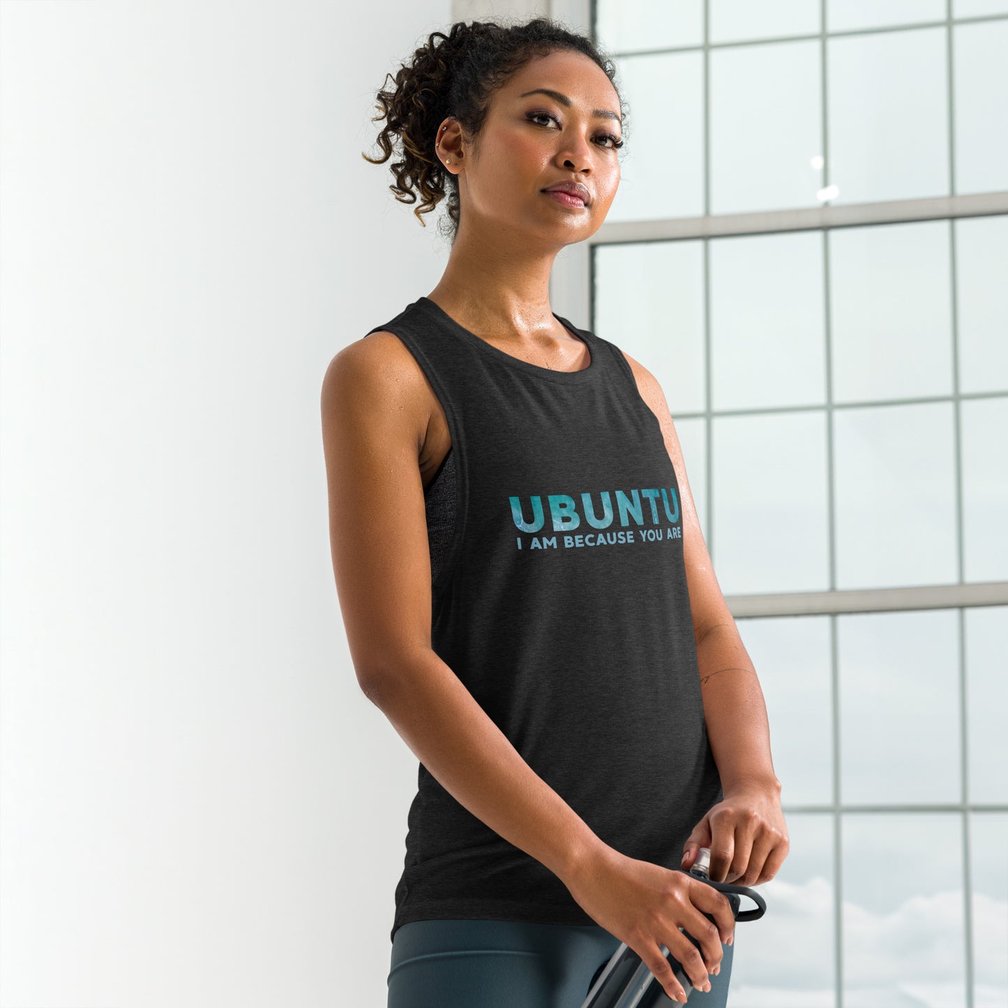 Ubuntu - I am because you are - Ladies’ Muscle Tank