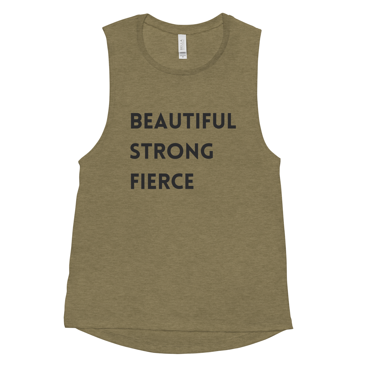 Beautiful Strong Fierce Ladies’ Muscle Tank