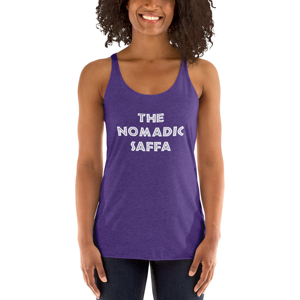 The Nomadic Saffa Women's Racerback Tank - Dark colours