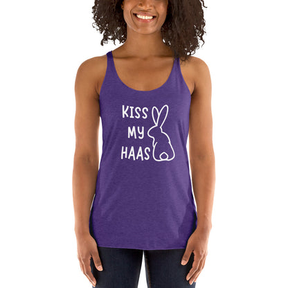 Kiss my Haas Women's Racerback Tank