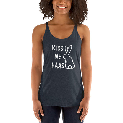 Kiss my Haas Women's Racerback Tank