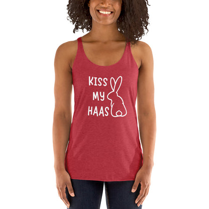 Kiss my Haas Women's Racerback Tank