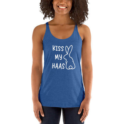 Kiss my Haas Women's Racerback Tank