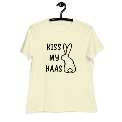 Kiss my Haas Women's Relaxed T-Shirt