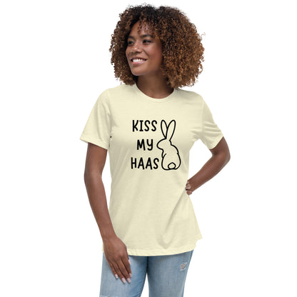 Kiss my Haas Women's Relaxed T-Shirt