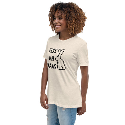 Kiss my Haas Women's Relaxed T-Shirt