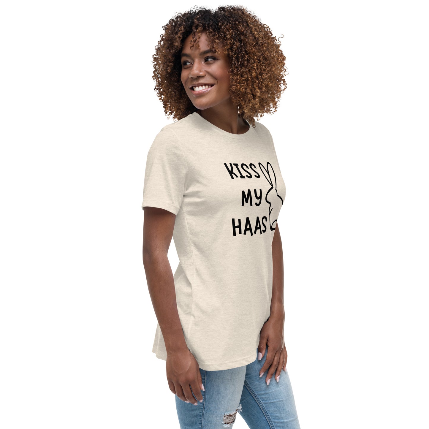 Kiss my Haas Women's Relaxed T-Shirt