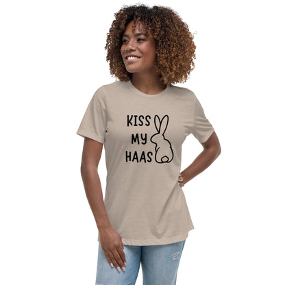 Kiss my Haas Women's Relaxed T-Shirt