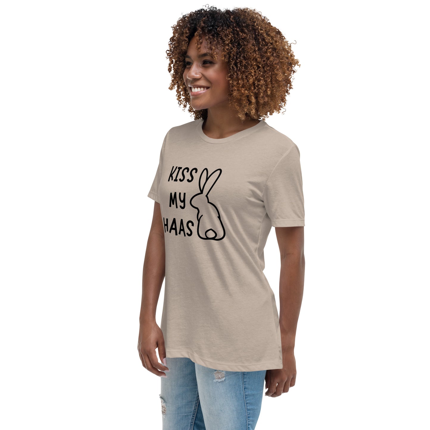 Kiss my Haas Women's Relaxed T-Shirt