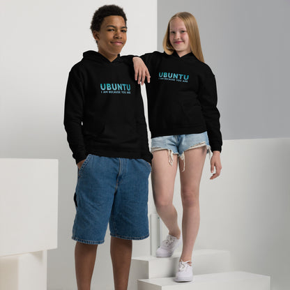 Ubuntu - I am because you are - Youth heavy blend hoodie