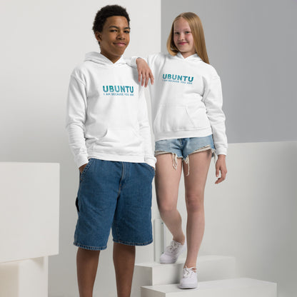 Ubuntu - I am because you are - Youth heavy blend hoodie