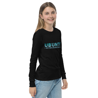 Ubuntu - I am because you are - Youth long sleeve tee