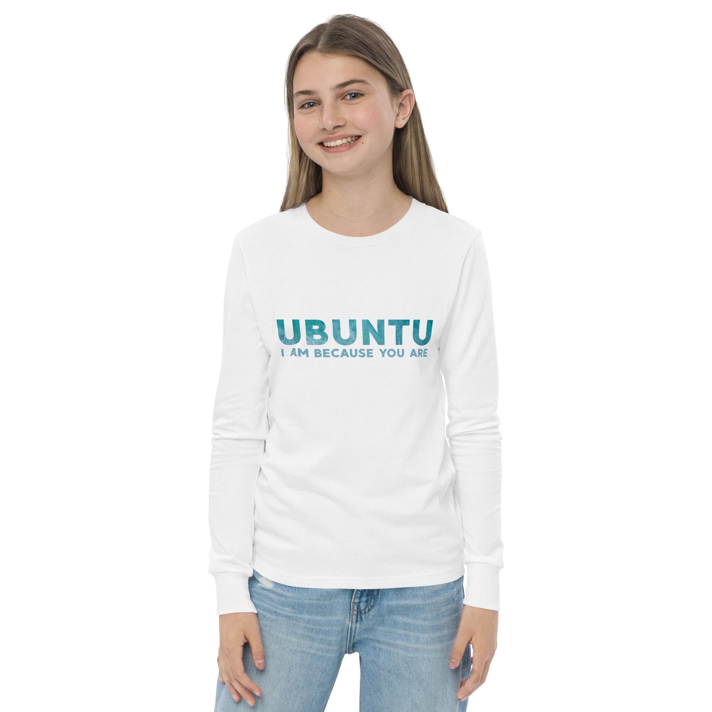 Ubuntu - I am because you are - Youth long sleeve tee