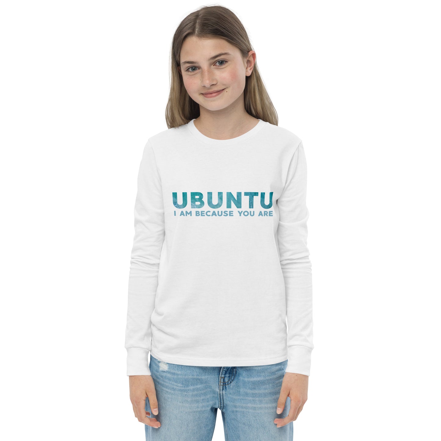 Ubuntu - I am because you are - Youth long sleeve tee