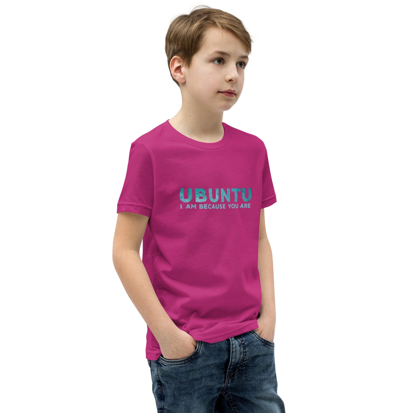 Ubuntu - I am because you are - Youth Short Sleeve T-Shirt