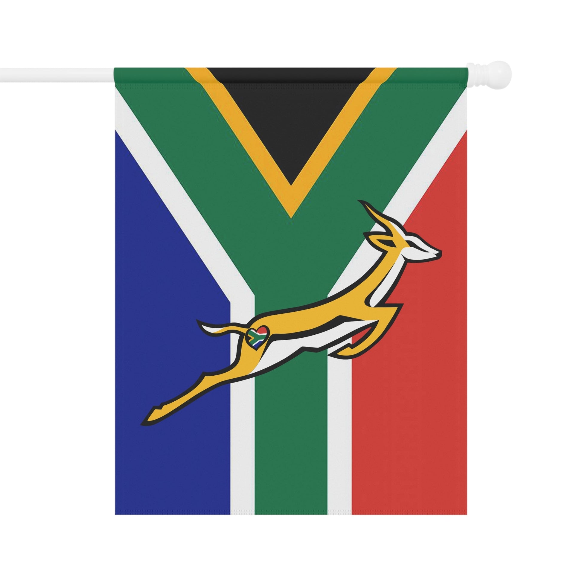 SA Springbok Rugby fan Garden & House Banner (pole note incl.) - The Nomadic Saffa