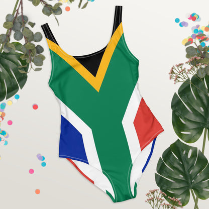 South African "Faf" One-Piece Swimsuit - The Nomadic Saffa